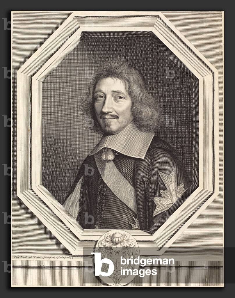 Robert Nanteuil (French, 1623 - 1678), Chancellor Michel Le Tellier, 1658, engraving ©LisztCollection/Leemage