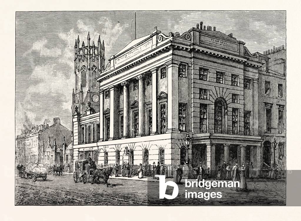Edinburgh: The Town Hall and St. John's Established Church Leith