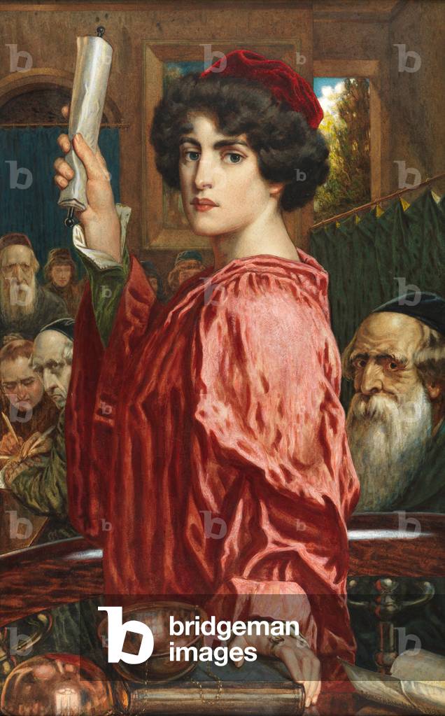 Portia, 1893 (w/c)