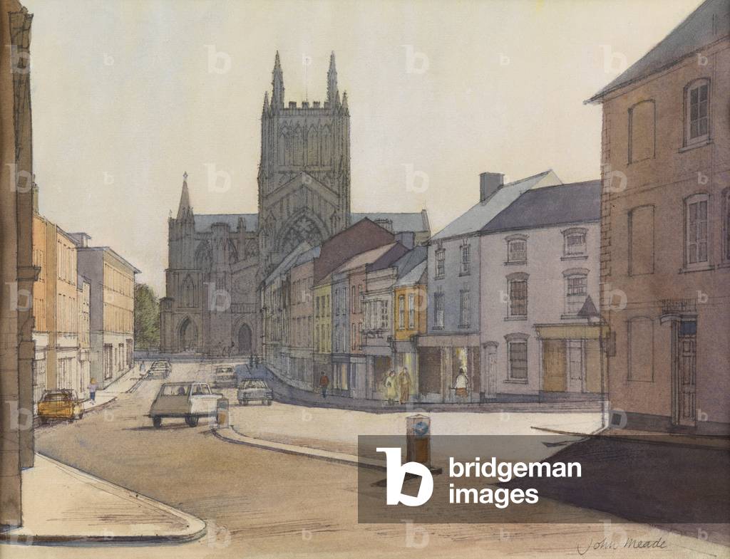 Hereford (w/c with pencil)