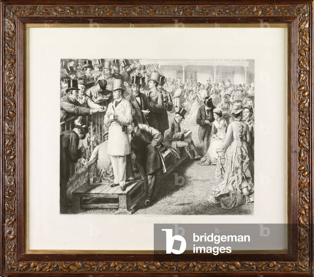 The Road to Ruin: Ascot (etching)