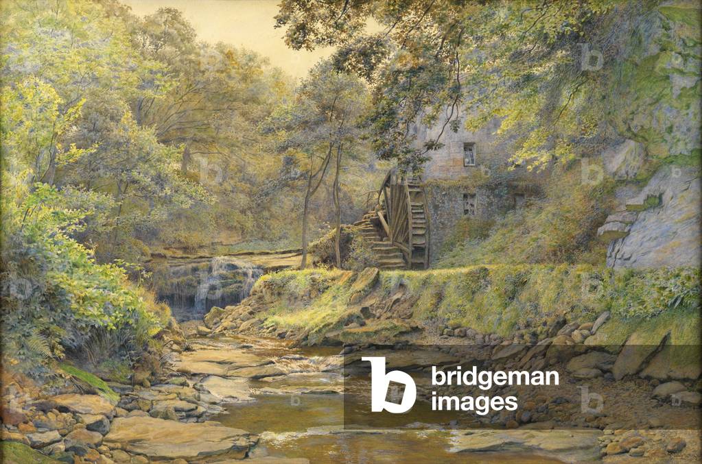 A Yorkshire Mill, 1886 (w/c on paper)