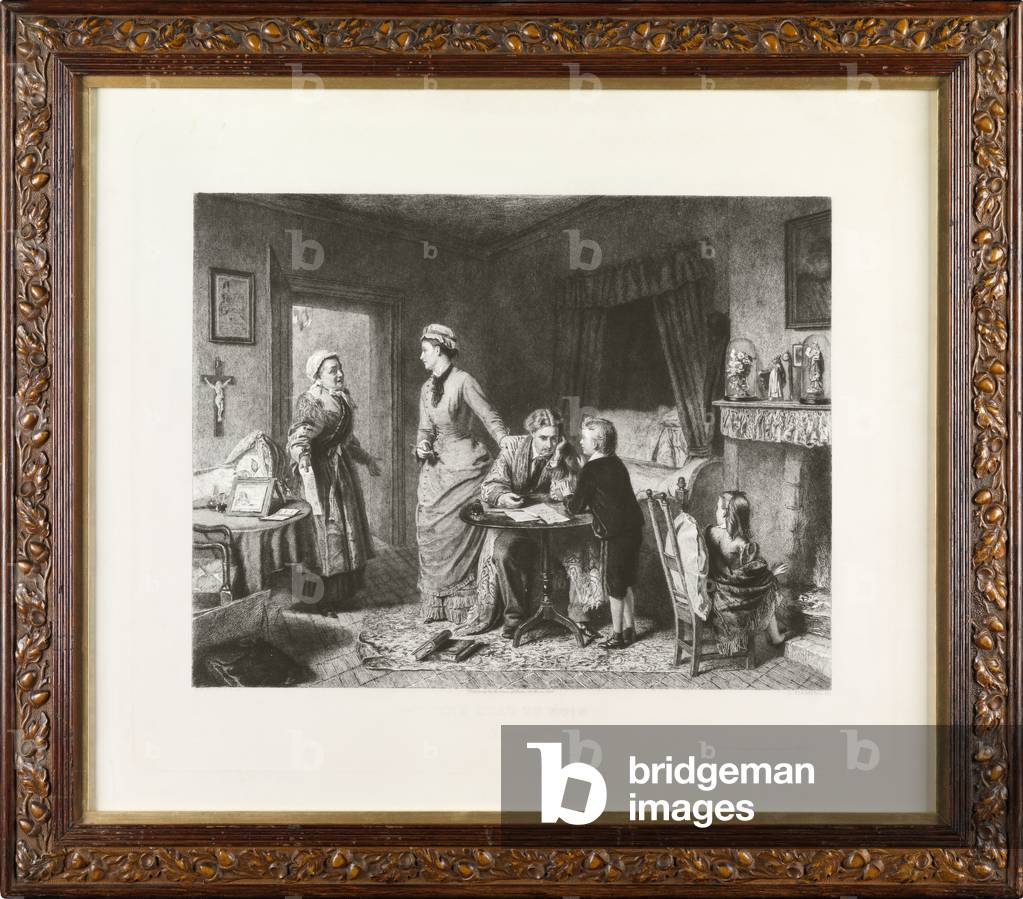 The Road to Ruin: Arrrest (etching)