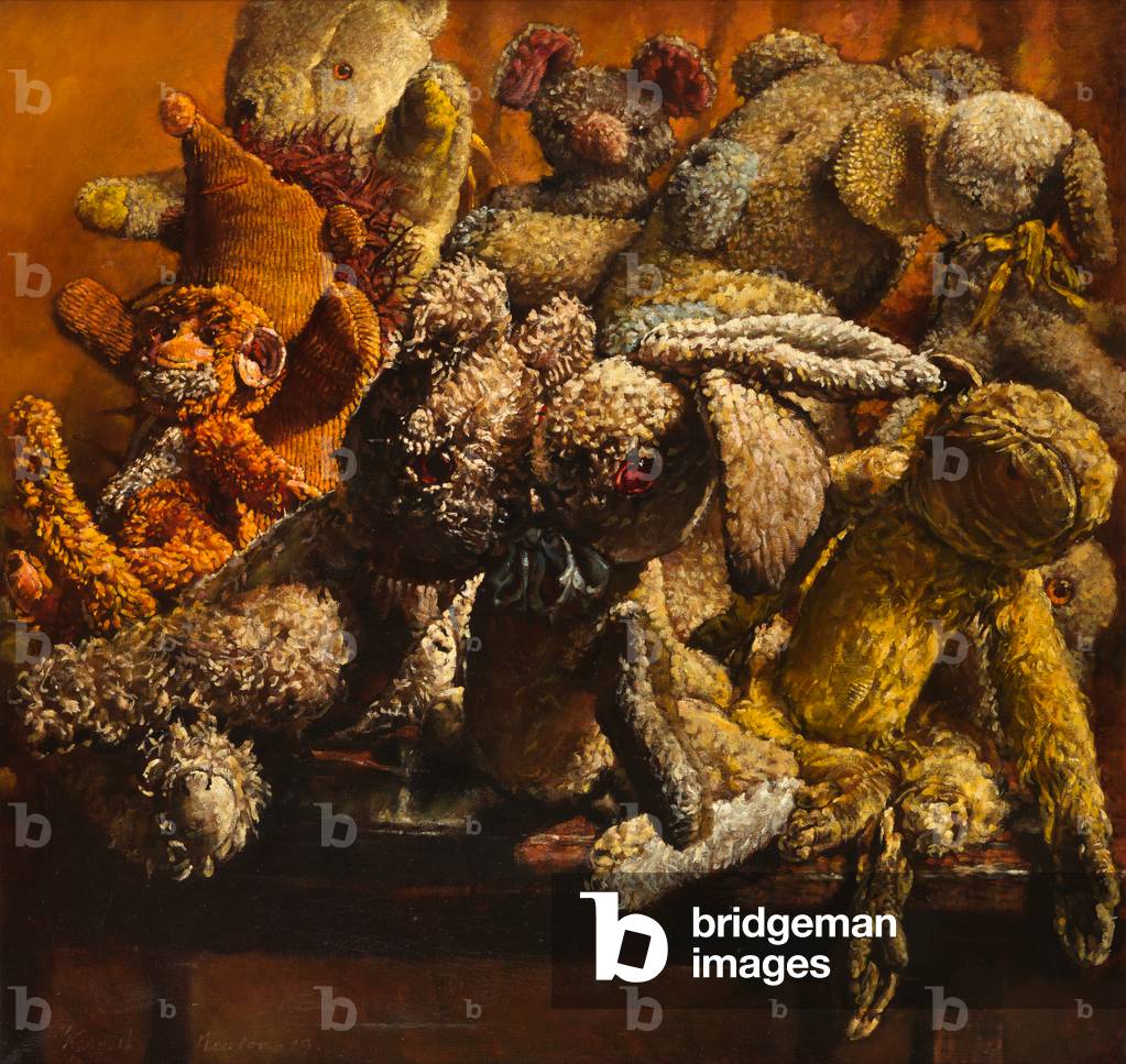 Toy Menagerie, 1979 (oil on canvas)