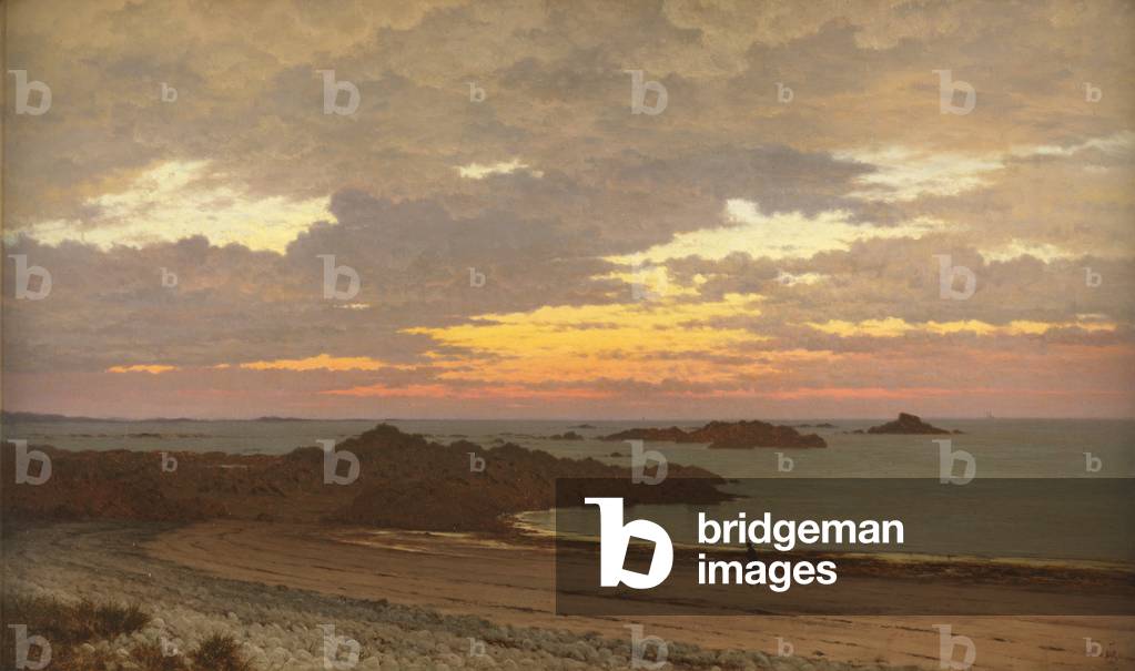 Evening on the Coast, 1887 (oil on canvas)