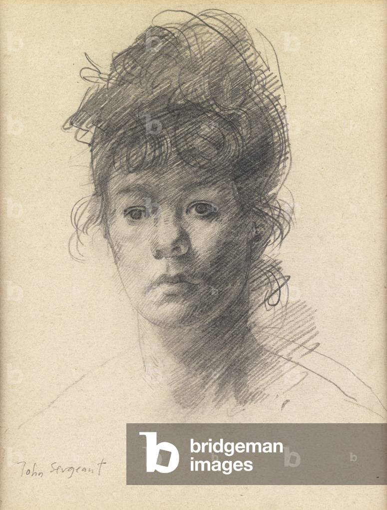 Head of a Girl (pencil on paper)