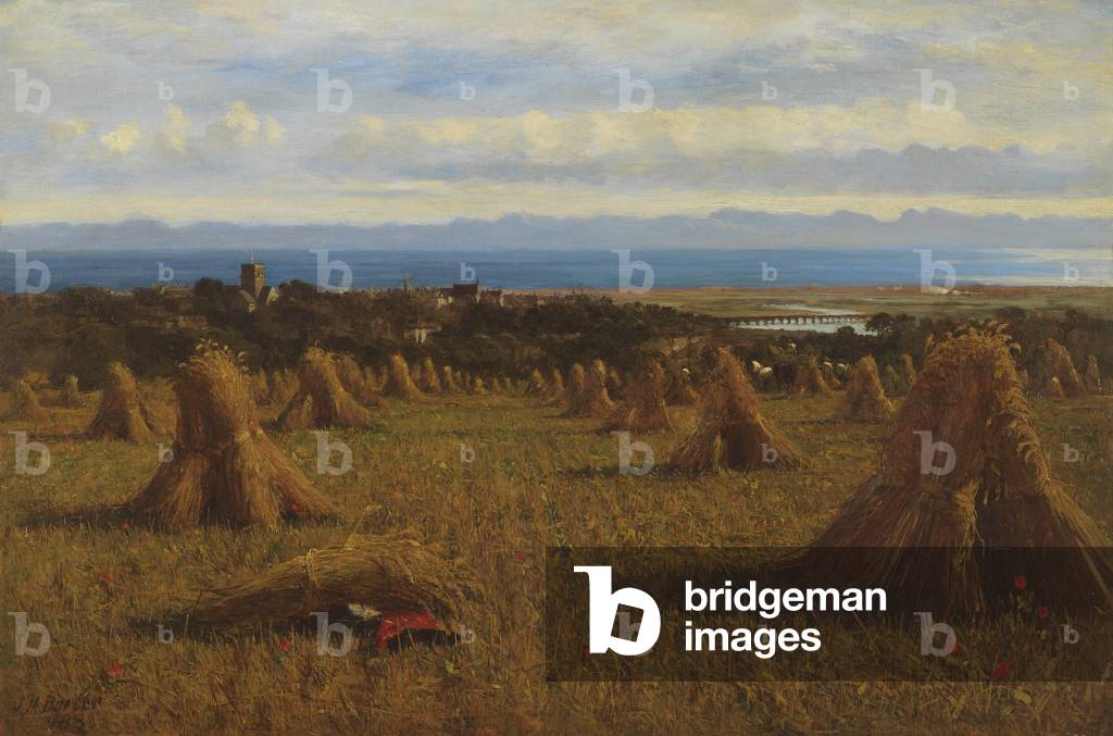 Cornstooks, Berwick Beyond, 1888 (olio su tela)