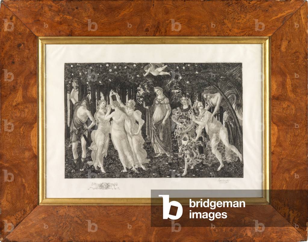 Primavera (etching with line on vellum)