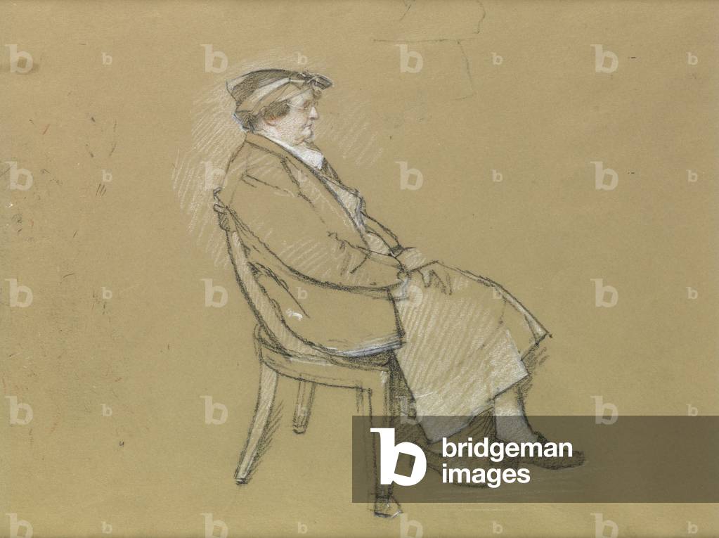 Mrs Mac (chalk & charcoal on paper)