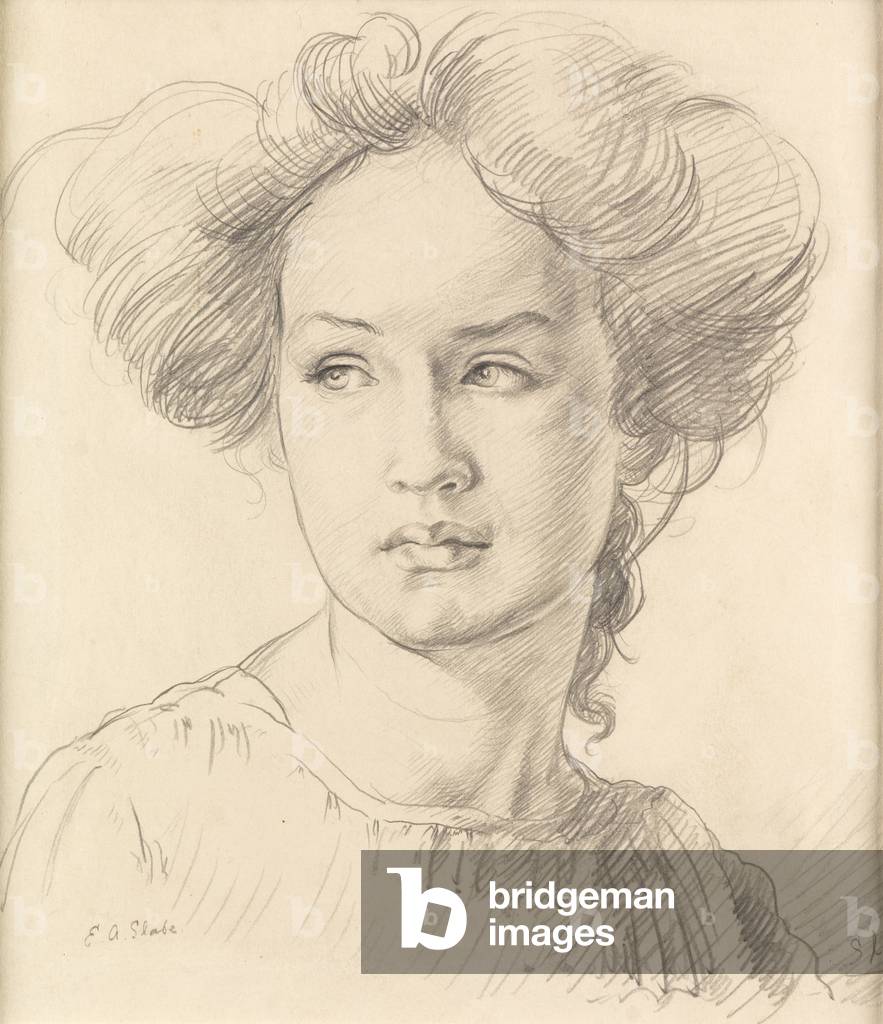 Stella Conder, née Maris, c.1900 (pencil on paper)
