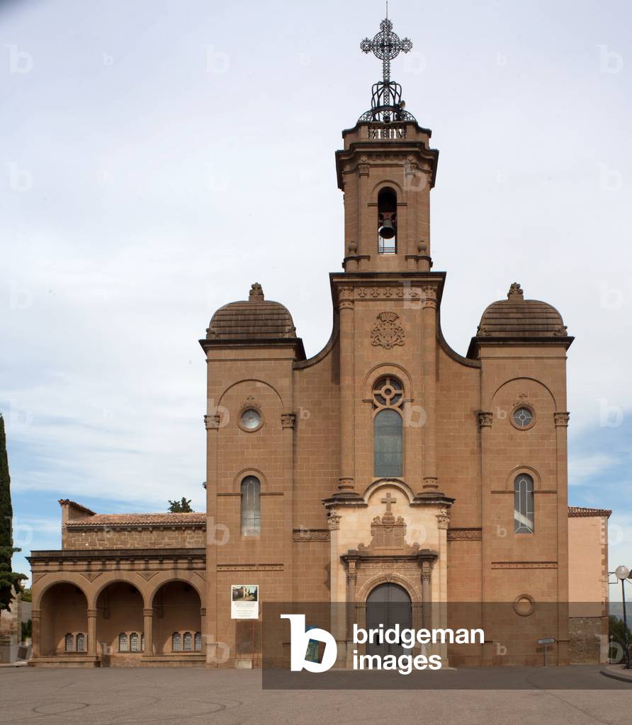 Sanctuary (Santuari del Sant Crist). Exterior. West façade.