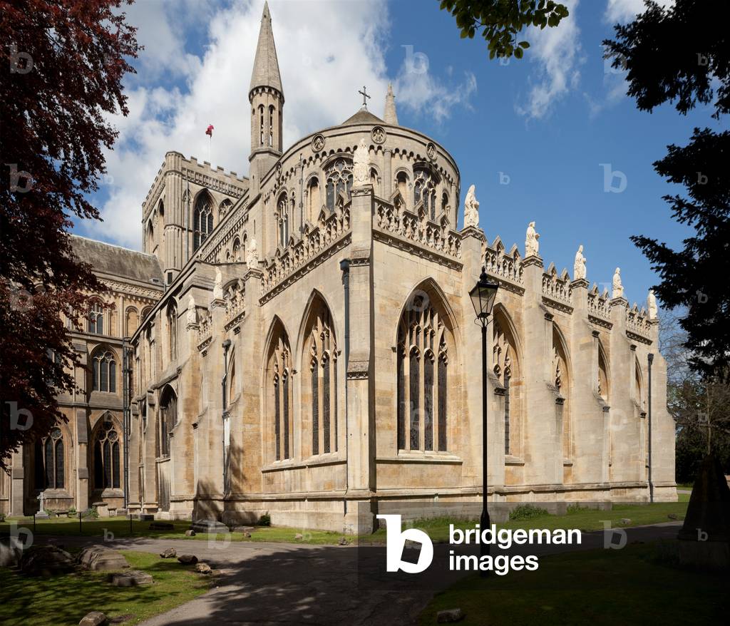 Cathedral. Exterior. The chevet. Southeast. Gothic. 12th - 13th century.