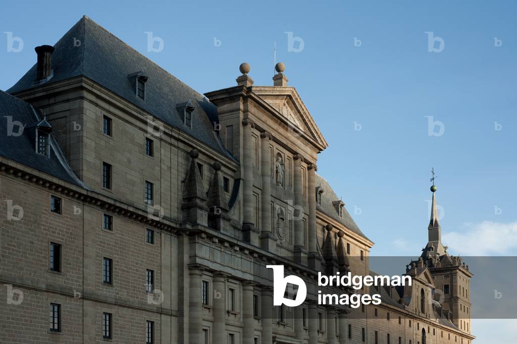 Royal palace El Escorial. The main façade. 1563 - 1584.