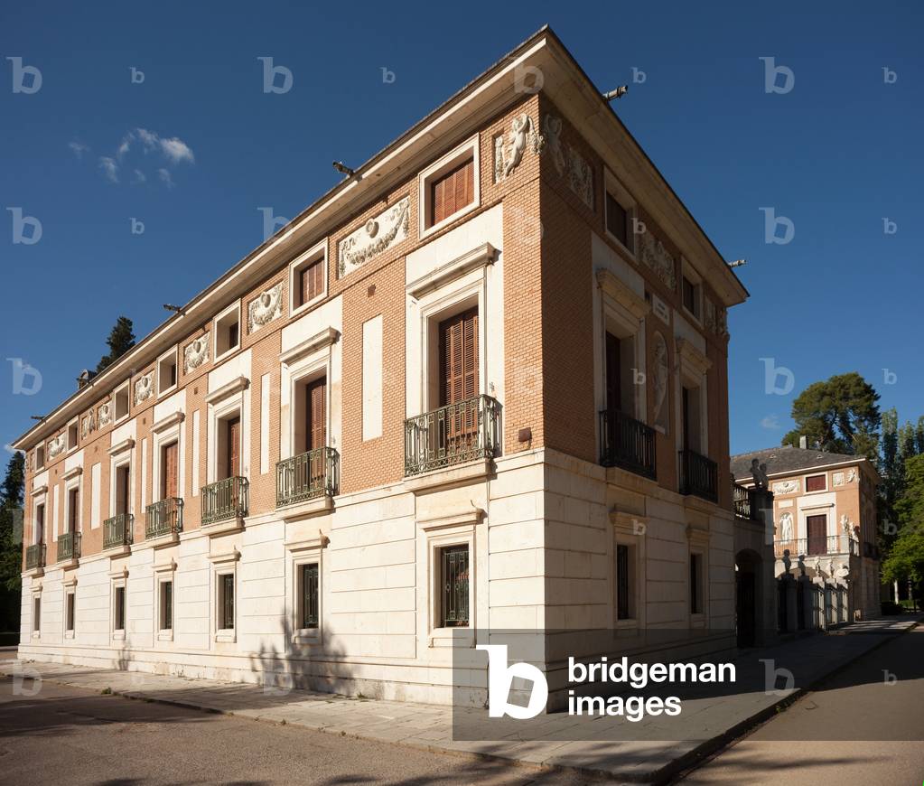 The prince’s garden (Jardín del Principe). Palace (Casa del Labrador). Exterior.
