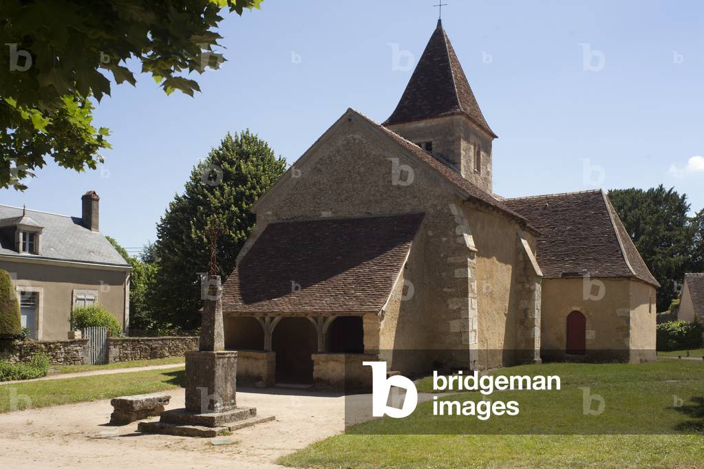 Church of Saint Anne of Nohant, Nohant-Vic, Centre, Indre, France (photo)