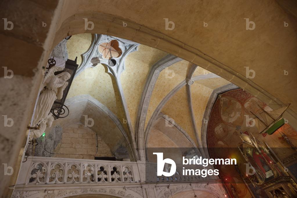 Chapel of the Virgin (Chapelle de la Vierge/Chapelle Notre-Dame). Interior. The vaults. 1749.