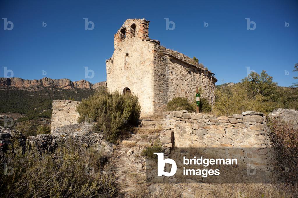 La Valldan. Hermitage (Eremita de Sant Just i Pastor). Southwest.