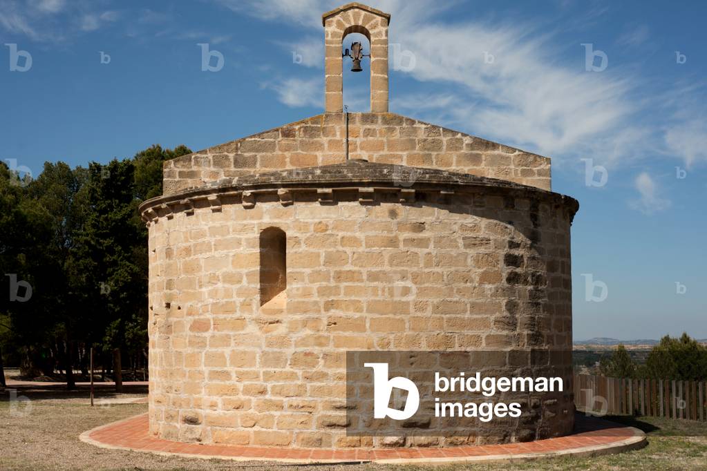 Hermitage (Ermita de Santa María de Horta). Exterior. The chevet. Romanesque.