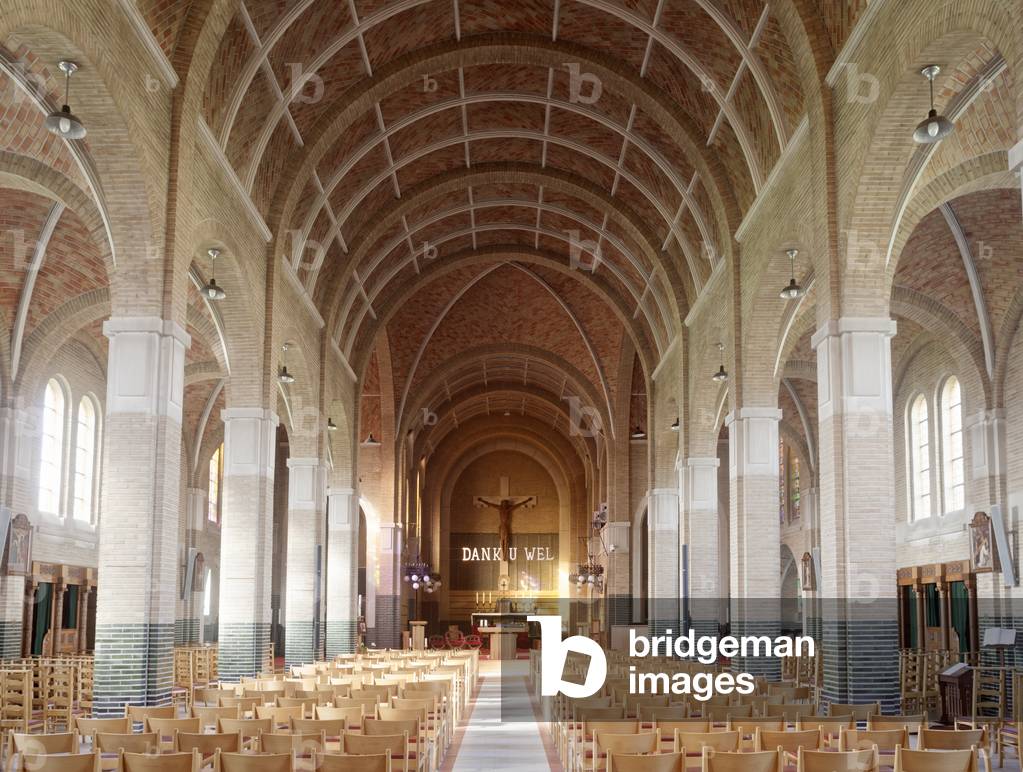Sint-Gabriël Church, De Marolle, Kruishoutem, Oost-Vlaanderen, Belgium (photo)