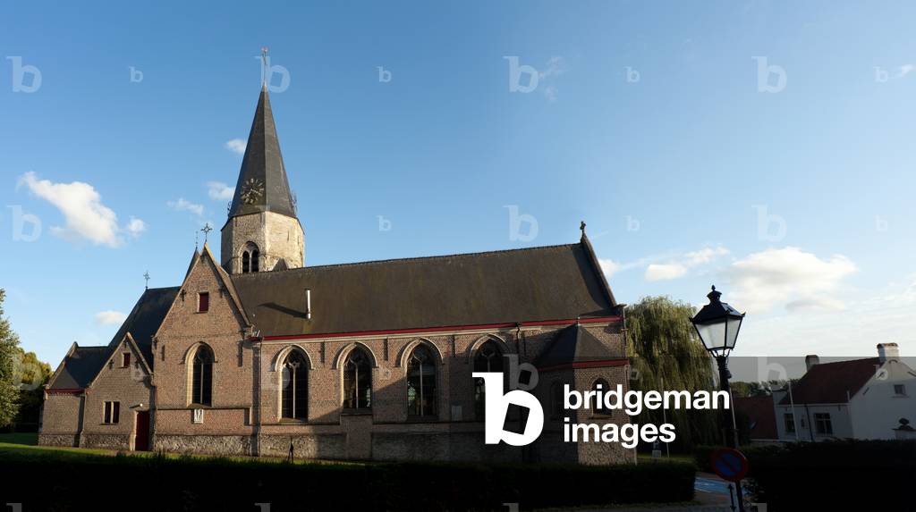 Nokere. Parish church (Sint-Ursmaruskerk). Exterior. North.
