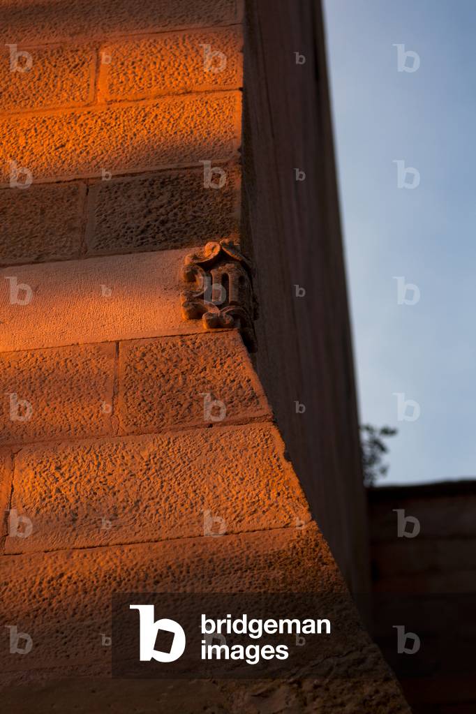 Castle (Castell de Montclar). Exterior. Façade. Detail. 1638.