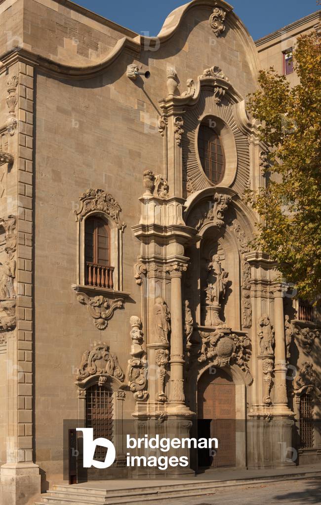 Sanctuary (Cova de Sant Ignasi). The church. Exterior. West façade. Baroque. 18th century.