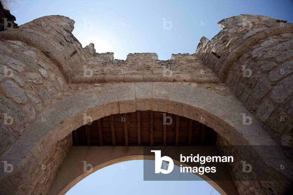A city fortification gate.