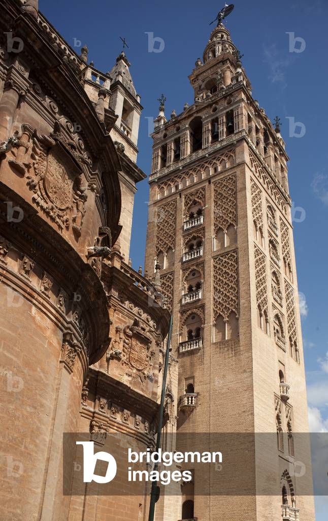 The cathedral. Exterior. The apse and the tower (Giralda).