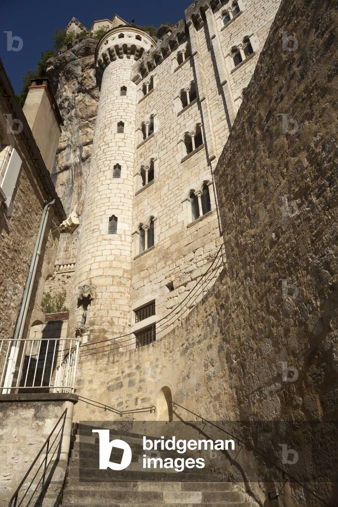The castle or palace (Palais de l'évêque de Tulle). Exterior.