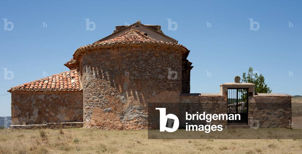 Pedraza. Church. The chevet and east part.
