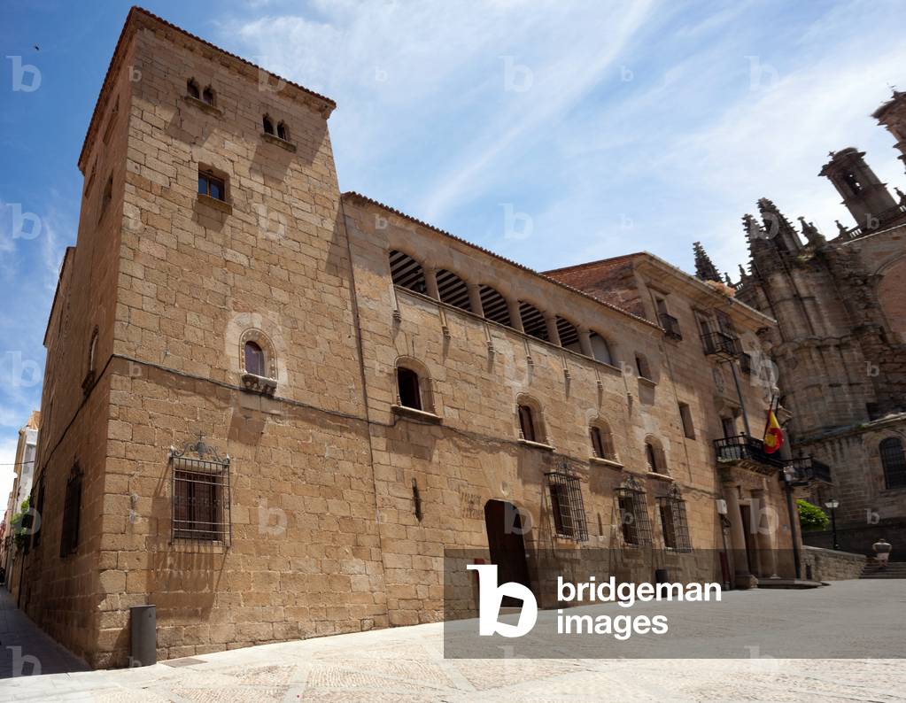 Gentleman's house (Casa del Doctor Trujillo (Palacio de Justicia)). Façade. 14th century.