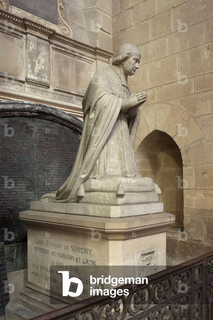 Funerary monument to Jules François de Simony, 1849 (marble)