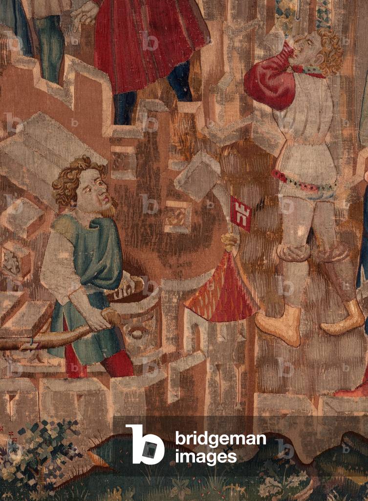 History of Saint Piat and Saint Eleuthère, Scene 6  Detail mid center.