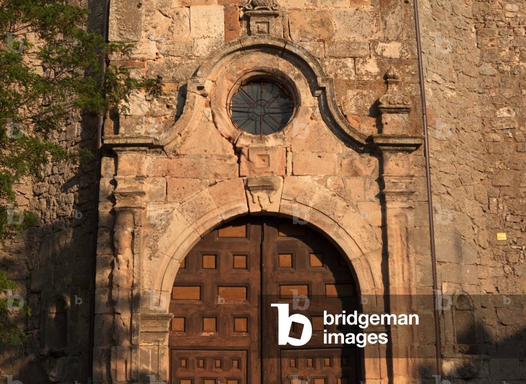 Collegiate church (Colegiata de Santa Maria de la Asunción). Exterior. West entrance portal. Baroque.