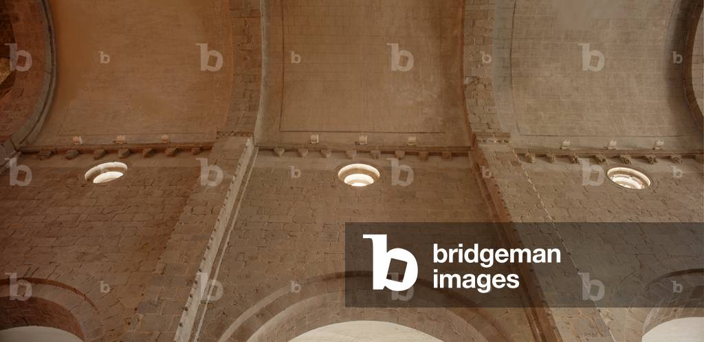 Cathedral. Interior. The nave. The vaults. Romanesque. 12th century.