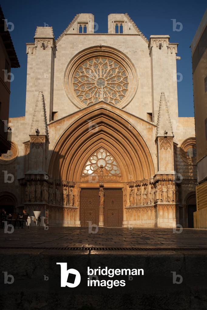 Cathedral (Catedral de Santa María, la Seu). West façade. Gothic. 12th - 13th century.