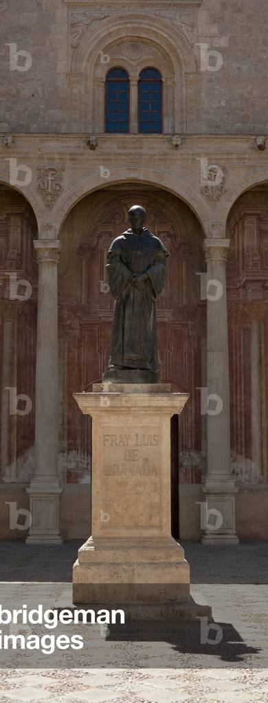 Square (Plaza de Santo Domingo). Public monument to (Fray Luis de Granada).
