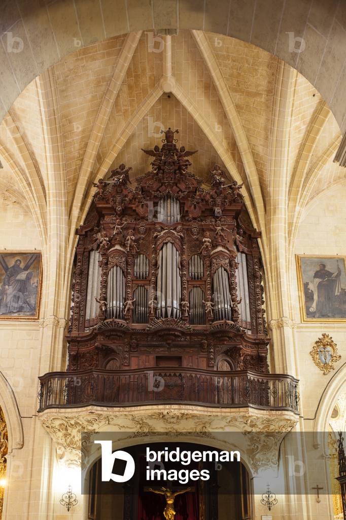 Interior. The organ.