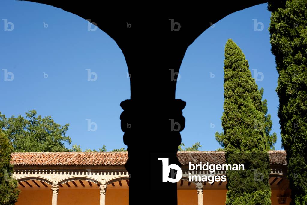 Monastery of Yuste. The cloister. Detail.