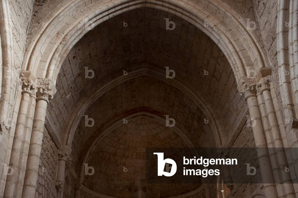 Parish church (Iglesia de San Felipe). Interior. The choir. Detail. The vaults.