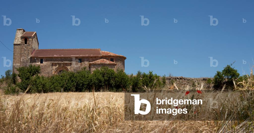 Pedraza. Church. The site from the south.