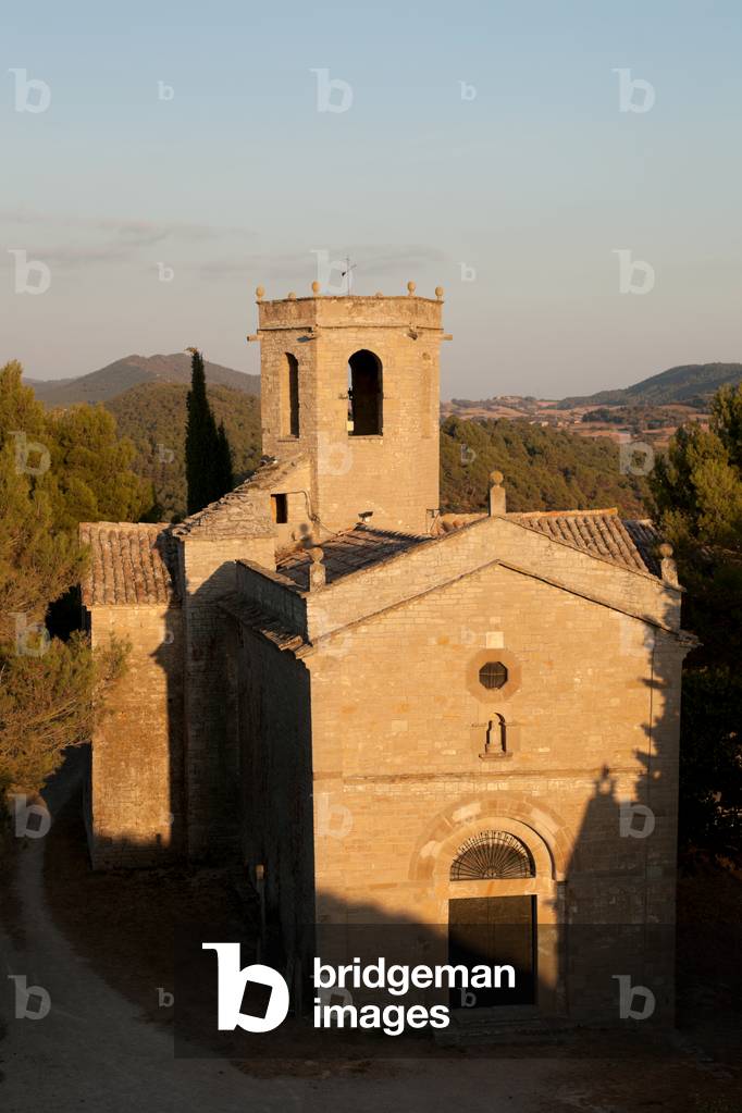 Parish church (Església Santa Maria). The west side.