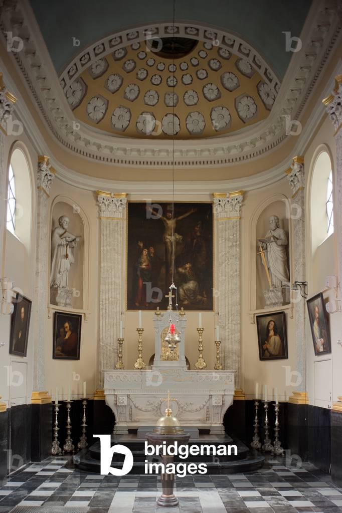 Parish church (Sint-Bavokerk). Interior. The choir.