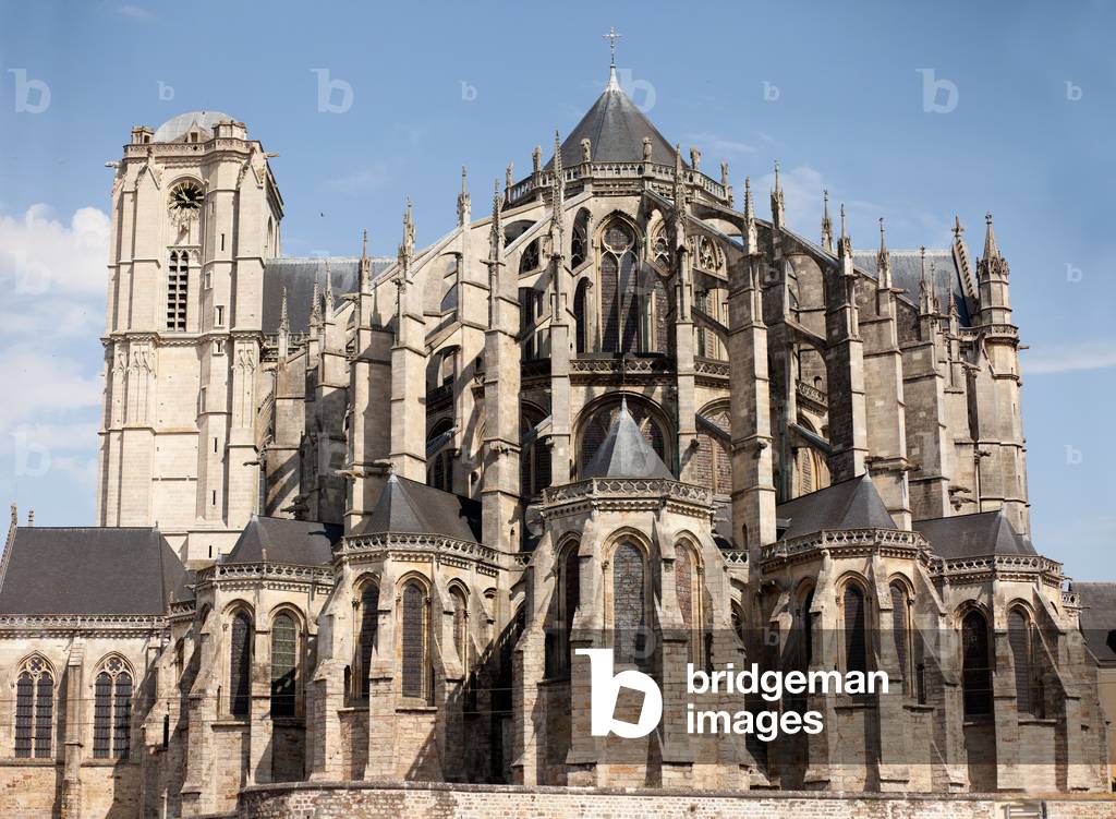 Cathedral (Cathédrale Saint-Julien). Exterior. The chevet.