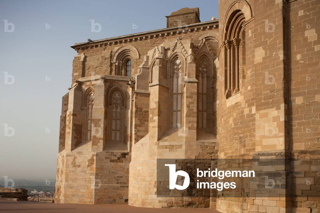 The old cathedral (La Seu Vella). Exterior. The chevet. South apses. Romanesque.