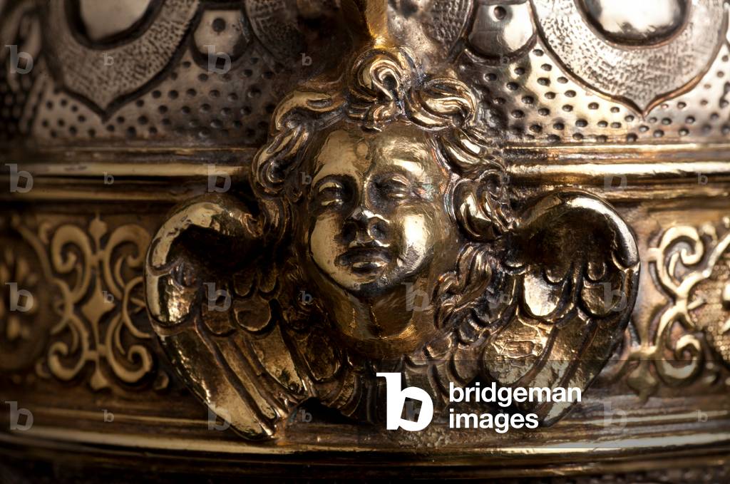 Procession cross, detail, 1617