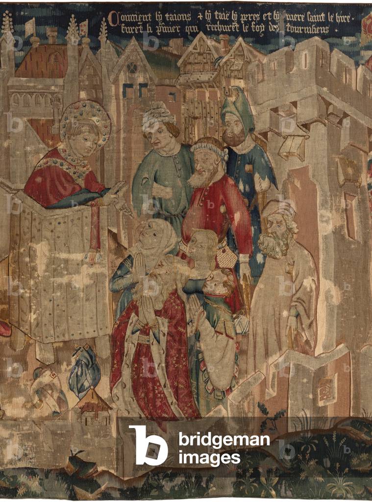 History of Saint Piat and Saint Eleuthère, Scene 3: The Saint Piat is sent to Tournai for preaching faith
