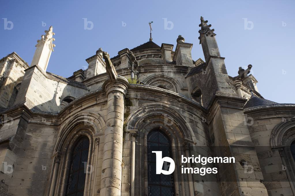 Cathedral (Cathédrale Notre-Dame). Exterior. The chevet and the apses. Southeast. Gothic.