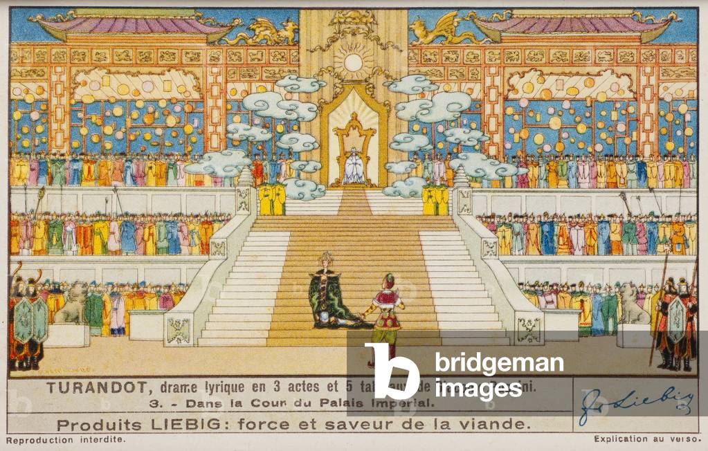 Turandot, a lyric drama of Giacomo Puccini, no 3. 1939.