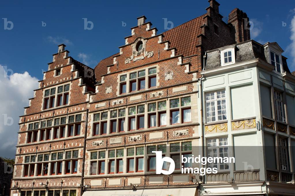 Hooiaard. House façades.